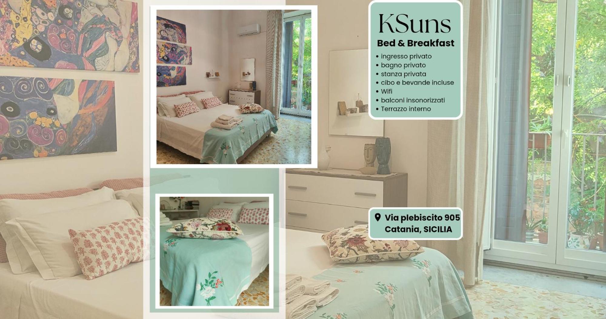 Ksuns Bed & Breakfast Катания Екстериор снимка